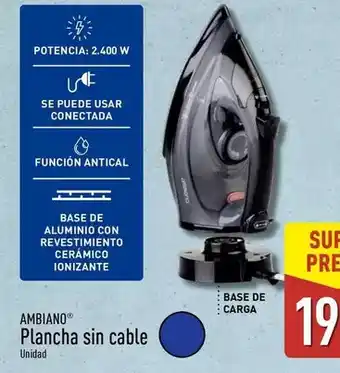 ALDI Ambiano - plancha sin cable oferta