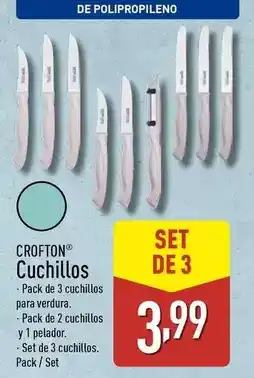 ALDI Crofton - cuchillos oferta