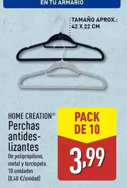 ALDI Home creation - perchas antides lizantes oferta
