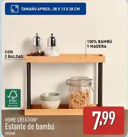 ALDI Home creation - estante de bambu oferta