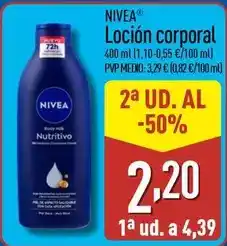 ALDI Nivea - locion corporal oferta