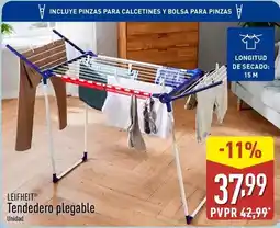 ALDI Leifheit - tendedero plegable oferta