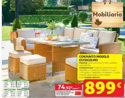 Alcampo Total - conjunto modelo estocolmo oferta
