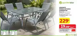 Alcampo Gardenstar - conjunto modelo asturnas oferta