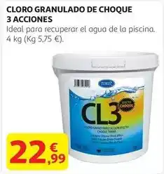 Alcampo Ideal - cloro granulado de choque 3 acciones oferta