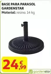 Alcampo Gardenstar - base parasol oferta
