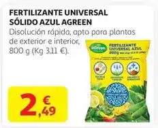 Alcampo Universal - fertilizante sólido azul oferta