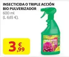 Alcampo Bio - insecticida o triple acción bio oferta