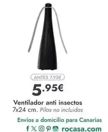 Rocasa Ventilador anti insectos oferta