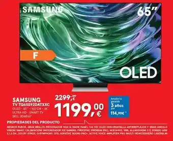Worten Samsung - tv tq65592datxxc oferta