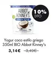 NaturaSí Abbot kinney's - yogur coco estilo griego oferta