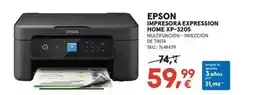 Worten Epson - impresora expression home xp-3205 oferta