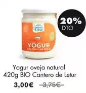 NaturaSí El cantero de letur - yogur oveja natural oferta