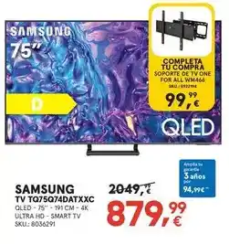Worten Samsung - tv tq75q74datxxc oferta