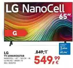 Worten Lg - tv 65nano82t6b oferta