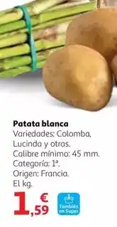 Alcampo Origen - patata blanca oferta
