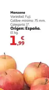 Alcampo Fuji - manzana oferta