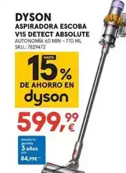 Worten Dyson - aspiradora escoba v15 detect absolute oferta