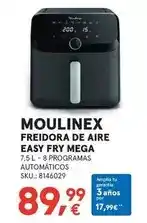 Worten Moulinex - freidora de aire easy fry mega oferta