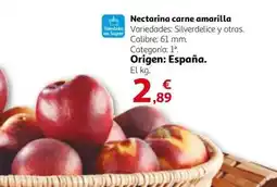 Alcampo Origen - nectarina carne amarilla oferta