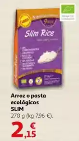 Alcampo Arroz o pasta ecologicos oferta