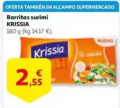 Alcampo Alcampo - barritas surimi oferta