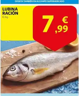 Alcampo Alcampo - lubina ración oferta