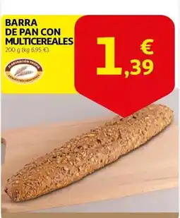 Alcampo Ob - barra de pan con multicereales oferta