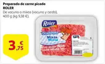 Alcampo Roler - preparado de carne picada oferta