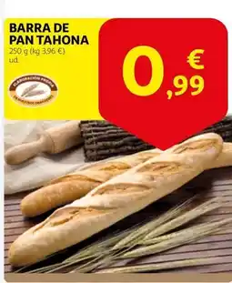 Alcampo Obrador - barra de pan tahona oferta