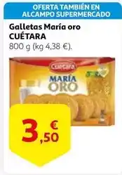 Alcampo Cuétara - galletas maria oro oferta