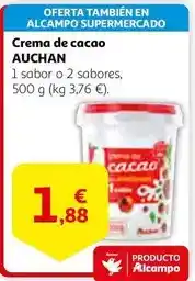 Alcampo Auchan - crema de cacao oferta