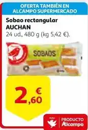 Alcampo Auchan - sobao rectangular oferta