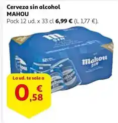 Alcampo Mahou - cerveza sin alcohol oferta