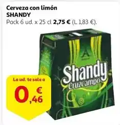 Alcampo Shandy - cerveza con limón oferta