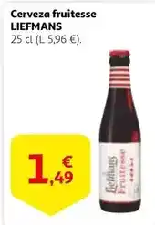 Alcampo Cerveza fruitesse oferta