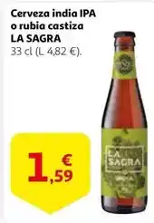 Alcampo Rubia - cerveza india ipa o castiza oferta