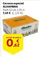 Alcampo Alhambra - cerveza especial oferta