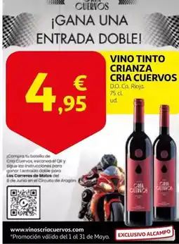 Alcampo Alcampo - vino tinto crianza oferta
