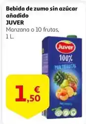 Alcampo Juver - bebida de zumo sin azucar anadido oferta