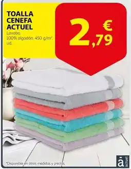 Alcampo Actuel - toalla oferta