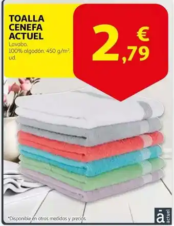 Alcampo Actuel - toalla oferta