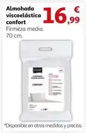 Alcampo Confort - almohada viscoelástica oferta