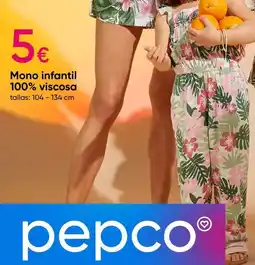 Pepco Mono infantil 100% viscosa oferta