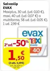 Alcampo Evax - salvaslip oferta