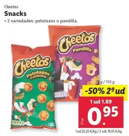 Lidl Cheetos - snacks oferta