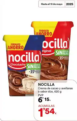 SUPER AMARA Nocilla - crema de cacao y avellanas o sabor duo oferta