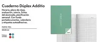 Abacus Cuaderno dúlplex additio oferta