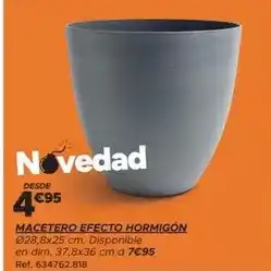 GiFi Dim - macetero efecto hormigon oferta