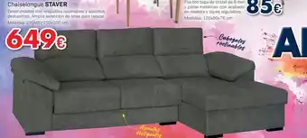 Tifón Hipermueble Chaiselongue staver oferta